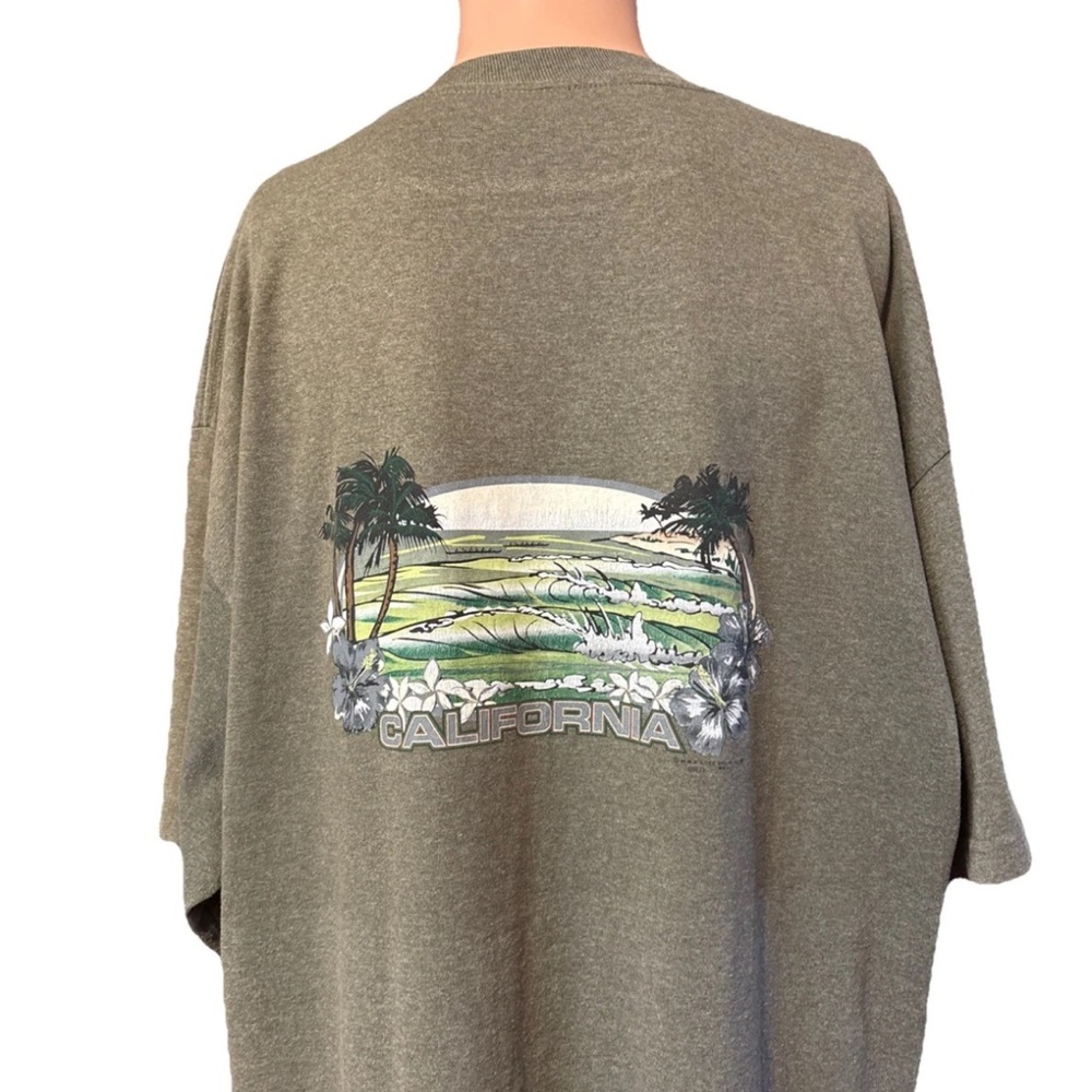 Vintage 90’s California Beach & Palm Tree Styled Shirt Size 2XL Murina Tag